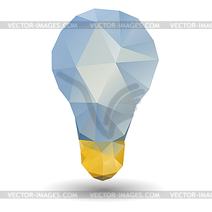 Triangle bulb - vector image