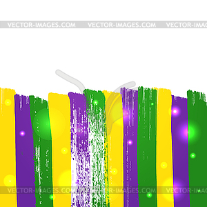 Grunge mardi gras background - royalty-free vector clipart