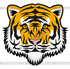 Tiger face - vector clipart