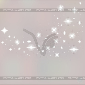 Merry Christmas starry background - royalty-free vector clipart