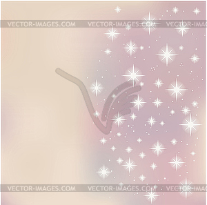 Merry Christmas starry background - vector clip art