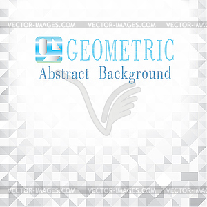 Geometric abstract background - vector clipart