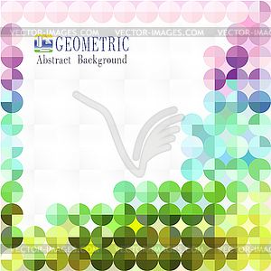 Multicolored mosaic background - vector image