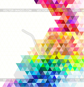 Multicolored mosaic background - vector clip art