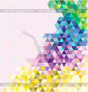 Multicolored mosaic background - vector image