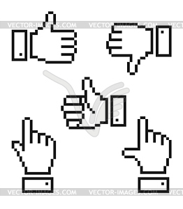Набор неровной руки иконы - изображение в векторе / векторный клипарт