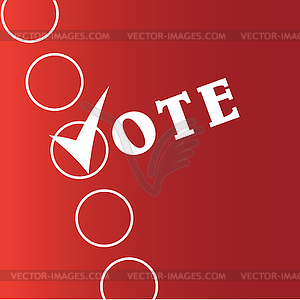 Voting Symbols - vector EPS clipart