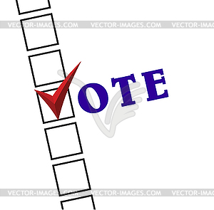 Voting Symbols - vector clipart
