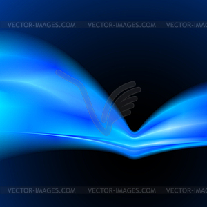 Abstract blue energy background - vector clip art