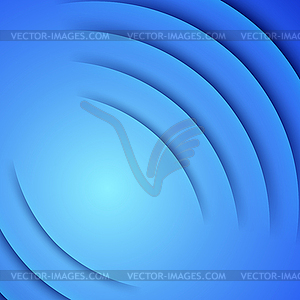 Abstract background with blue layers - vector clipart