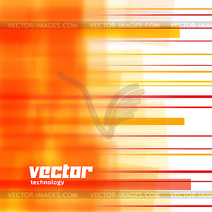 Background with orange blurred lines - vector clip art