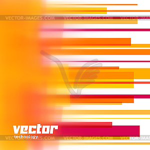 Фон с оранжевыми размытым линиям - иллюстрация в векторе