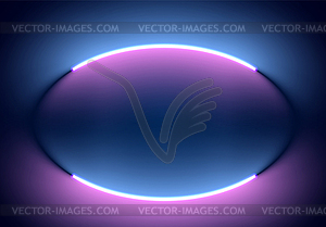 Neon illumination background. Abstract 80s or - vector clipart