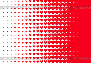 Valentine`s Day background with simple heart - royalty-free vector image