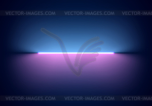 Neon illumination background. Abstract 80s or - vector image