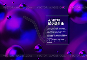 Abstract background with neon shiny blue and - royalty-free vector clipart