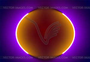 Neon illumination background in Halloween style. - vector image