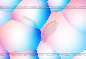 Abstract background with pearlescent soft bubbles - vector clip art