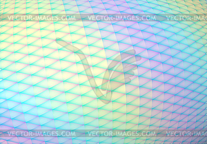 Stylish hologram background in vaporwave 90s style - vector clipart