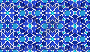 Arabic seamless girih pattern with classic islamic - vector image