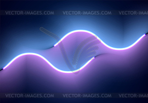 Neon illumination background. Abstract 80s or - vector image