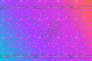 Абстрактный фон с эстетической геометикой 80-х годов - изображение в векторе / векторный клипарт