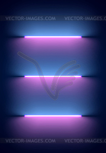 Neon illumination background. Abstract 80s or - vector clipart