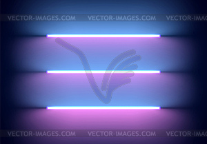 Neon illumination background. Abstract 80s or - royalty-free vector clipart