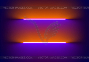 Neon illumination background in Halloween style. - vector clipart