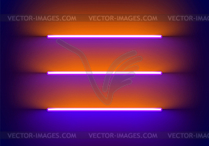 Neon illumination background in Halloween style. - vector clip art