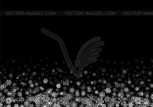 Christmas background or card template with small - vector clip art