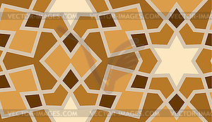 Arabic seamless girih pattern with classic islamic - stock vector clipart