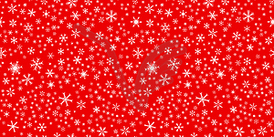 Бесшовный узор из снежинок на Рождество - векторное изображение EPS