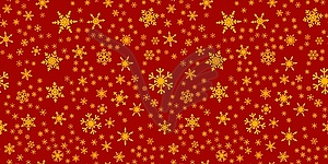 Snowflakes seamless pattern for Christmas - vector clipart