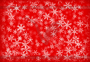 Christmas background or card with handdrawn - vector clipart