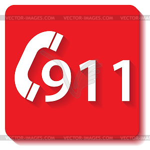 911 emergency - vector clip art