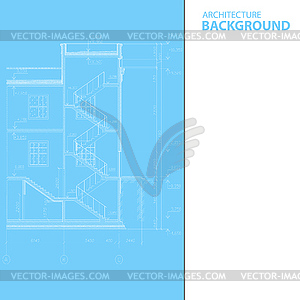 Architectural background - vector clipart