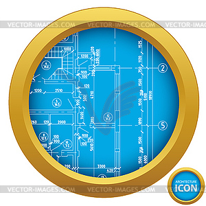 Architecture icon - vector image