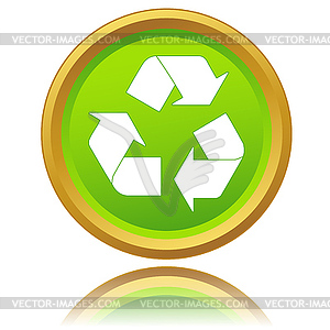 Recycle sign - vector clip art