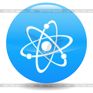 Atom icon - vector clip art