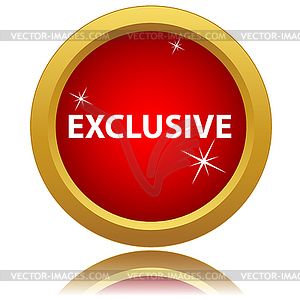 New exclusive icon - vector image