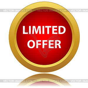 Limited offer icon - vector clipart / vector image