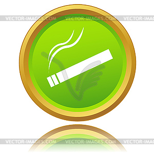 Значок Курение - иллюстрация в векторе