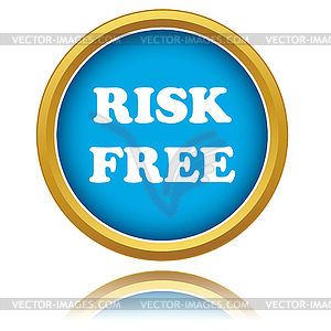 Risk-free guarantee icon - vector image