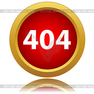 404 error sign - vector clipart