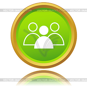 Business people icon - vector image