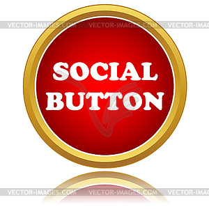 Social button - vector clip art