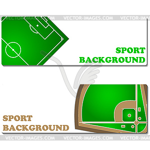 New sport backgrounds - vector clipart / vector image