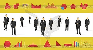 Big set of infographics elements - vector image