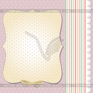 Cool template frame design for greeting card - vector clip art